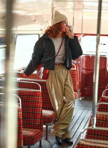 DOUBLE PLEATED PANTS 詳細画像 Beige 2