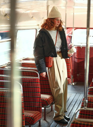 DOUBLE PLEATED PANTS 詳細画像 Beige 4