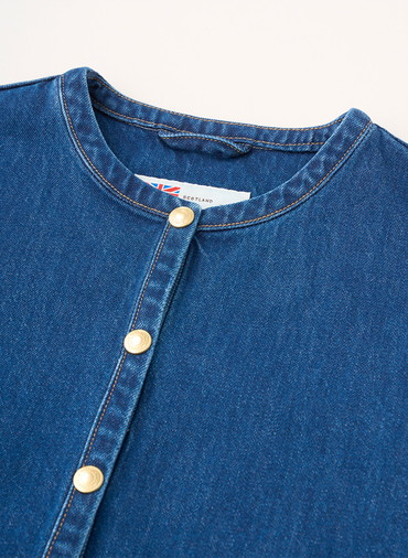 アークリーAラインデニム 詳細画像 Blue 5