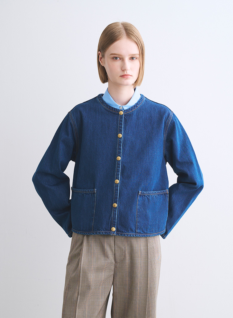 アークリーAラインデニム 詳細画像 Blue 1