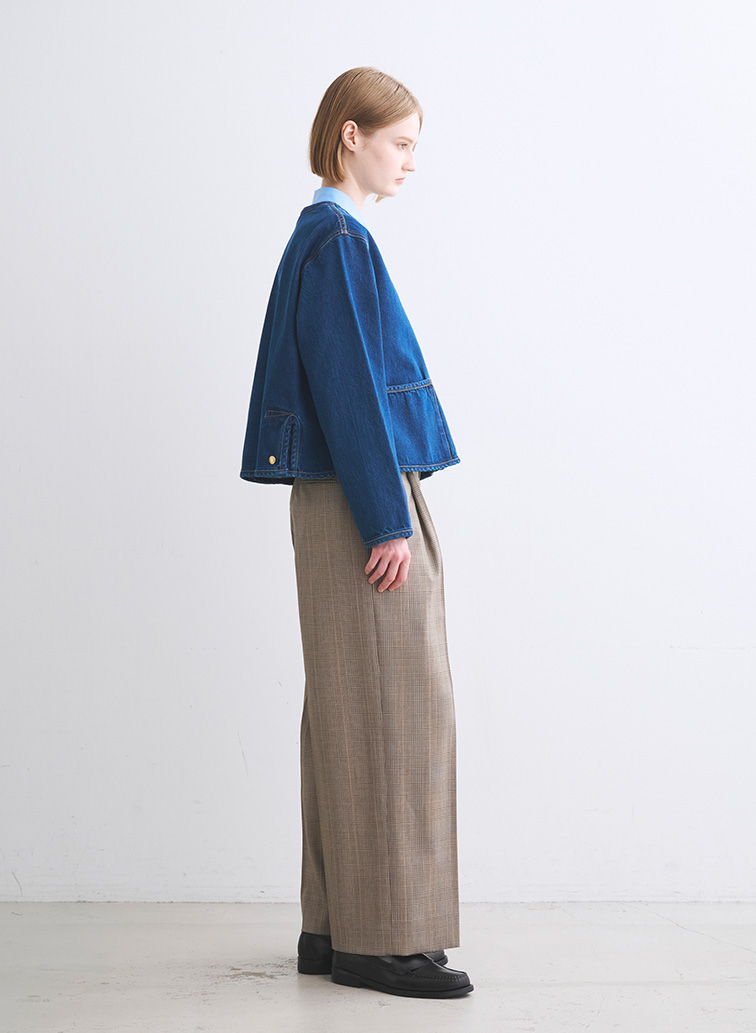 アークリーAラインデニム 詳細画像 Blue 3