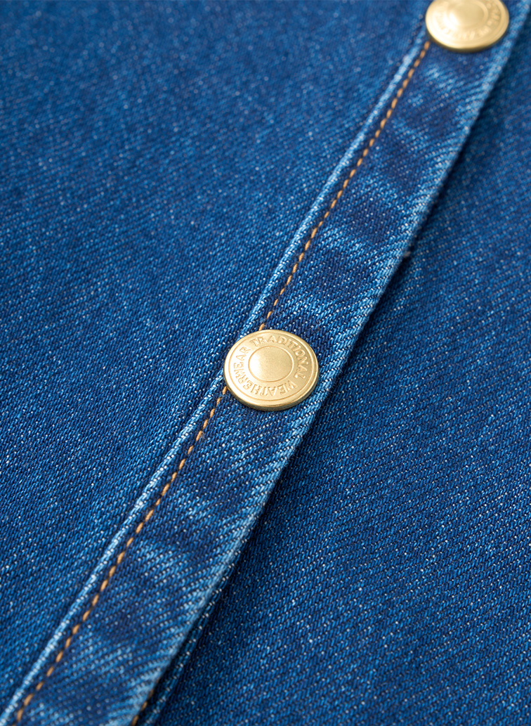 アークリーAラインデニム 詳細画像 Blue 6