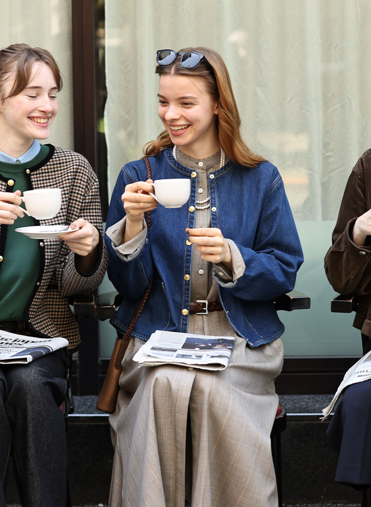 アークリーAラインデニム 詳細画像 Blue 7