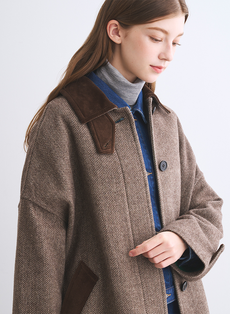 マールトンヒートツイード 詳細画像 Brown 5