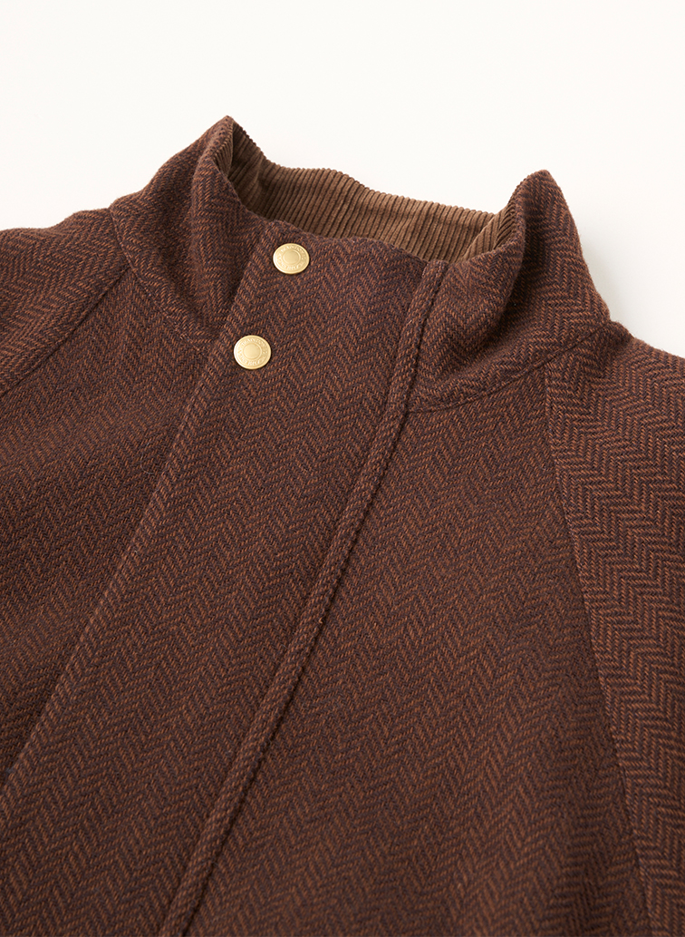 エルガンロングヒートツイード 詳細画像 Brown 3