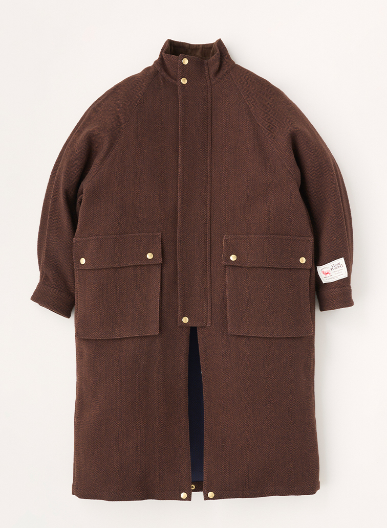 エルガンロングヒートツイード 詳細画像 Brown 1