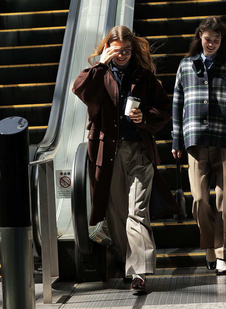 エルガンロングヒートツイード 詳細画像 Brown 10