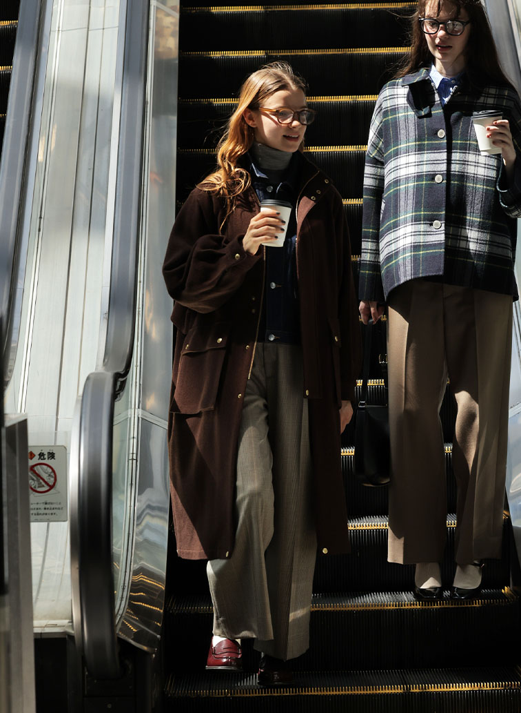 エルガンロングヒートツイード 詳細画像 Brown 8