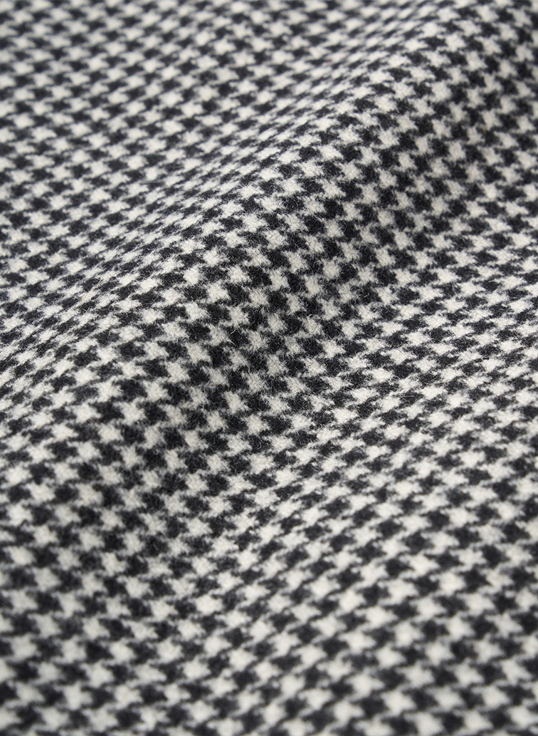 マールトンノーカラー 詳細画像 Black Houndstooth 3