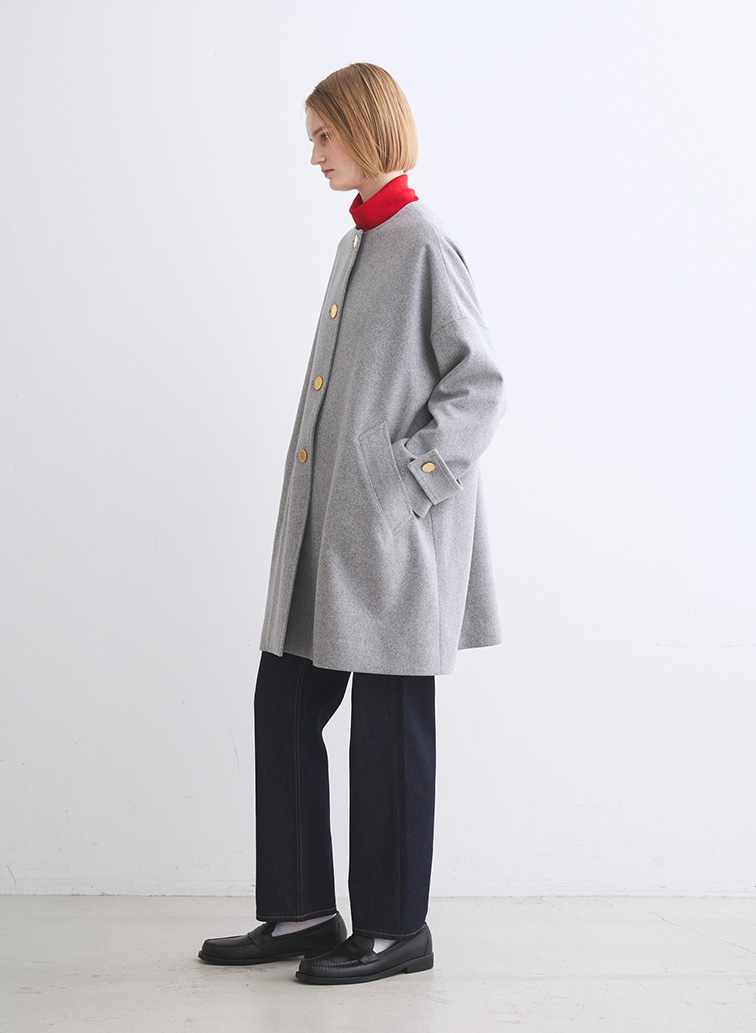 マールトンノーカラー 詳細画像 Gray 6