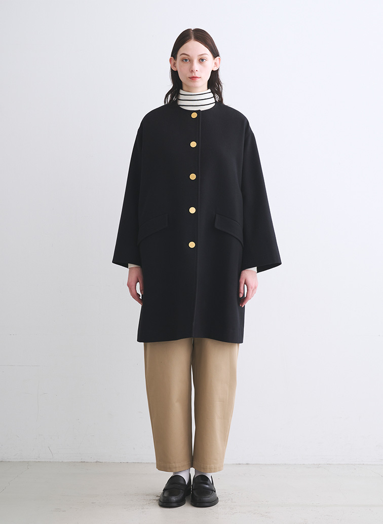 リントンノーカラー 詳細画像 Black 2