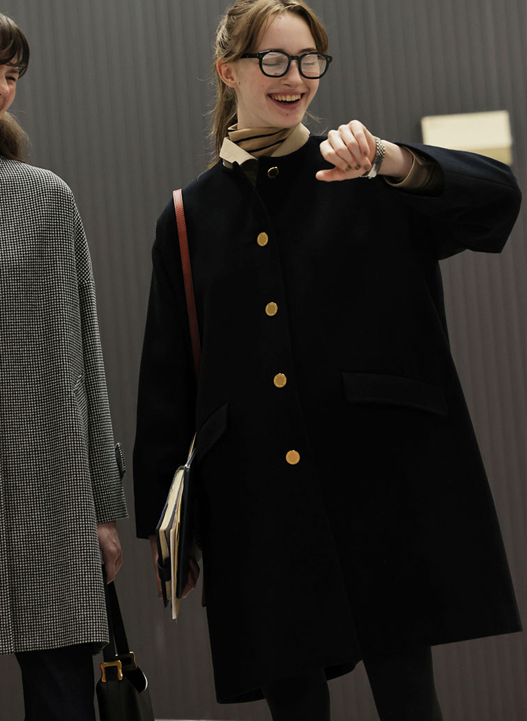 リントンノーカラー 詳細画像 Black 1