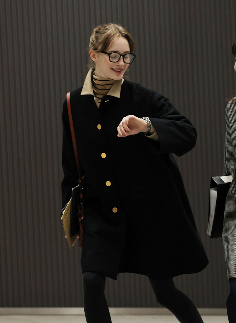 リントンノーカラー 詳細画像 Black 2