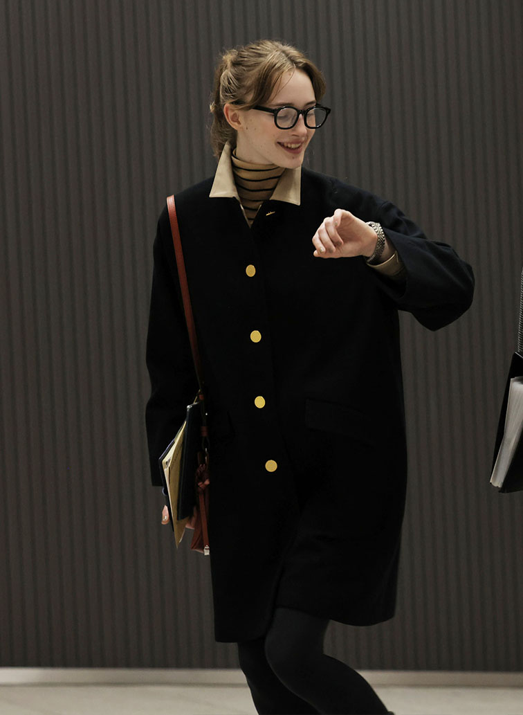 リントンノーカラー 詳細画像 Black 3