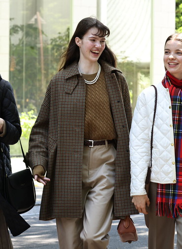 マールトンボタンスルー 詳細画像 Brown 4