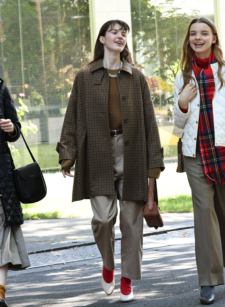 マールトンボタンスルー 詳細画像 Brown 6