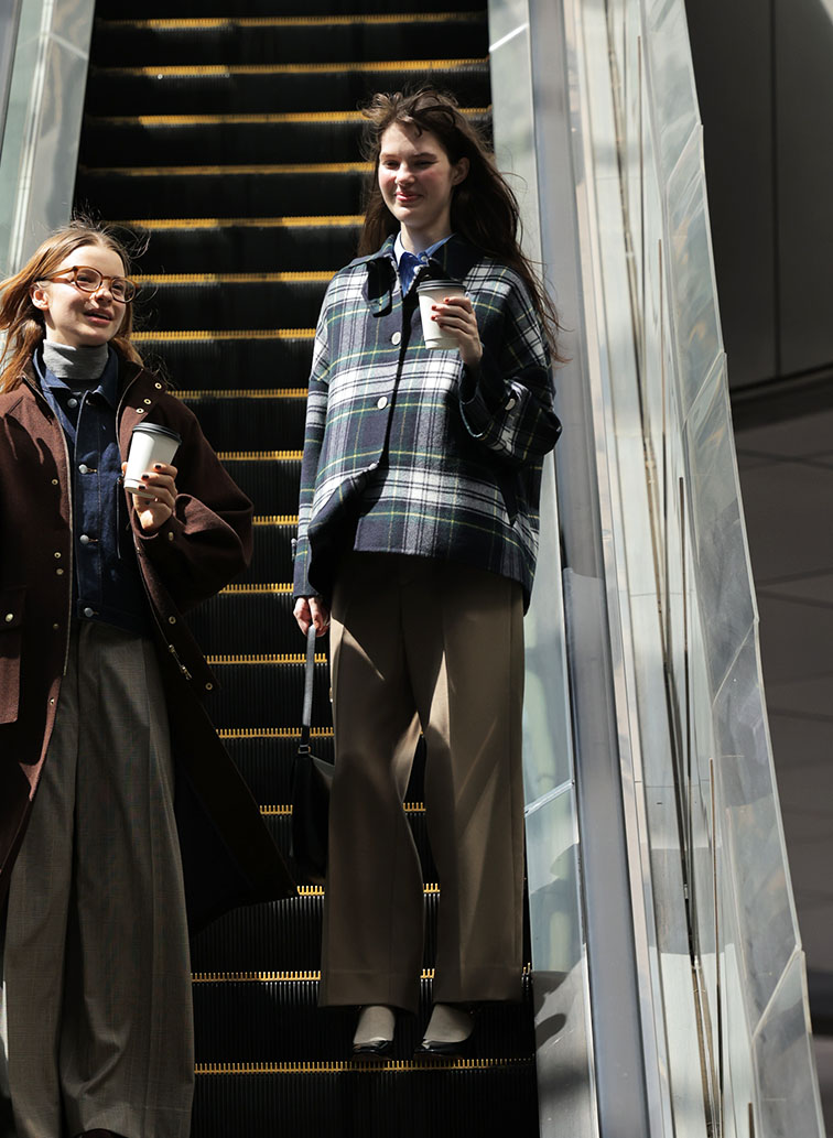 マールトンショートボタンスルーリバー 詳細画像 Dress Gordon 3