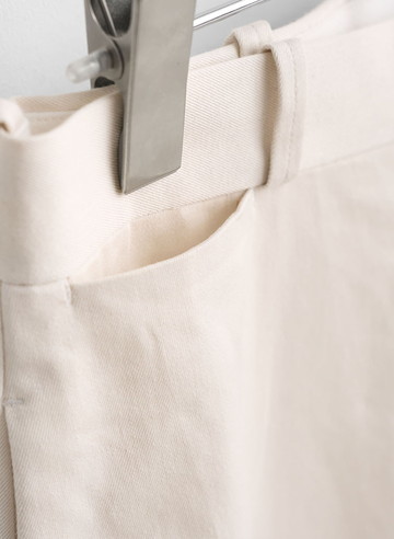 チノパンツ ワイド 詳細画像 White 4