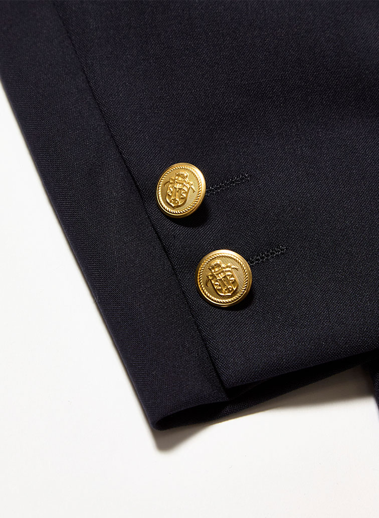 TW STRETCH TORO 4B BAGGY Fit W-BLAZER 詳細画像 Navy 3