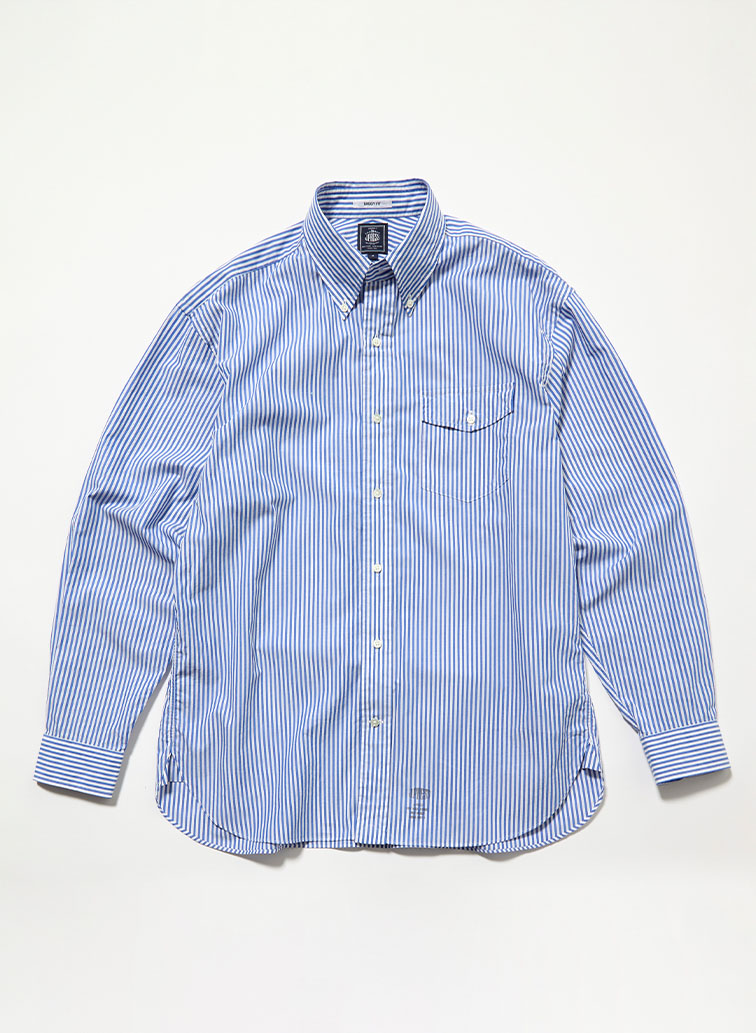COTTON BROAD CLOTH Baggy Fit BD. 詳細画像 Saxe Blue 1