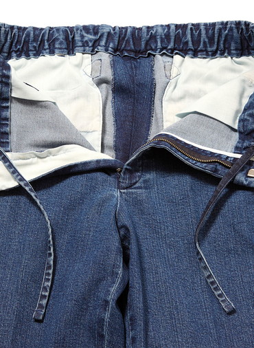 WASHED DENIM 9.5OZ SPINDLE NEW PIPED STEM NOTUCK  詳細画像 Blue 3