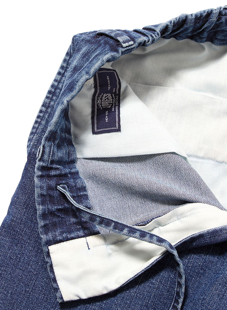 WASHED DENIM 9.5OZ SPINDLE NEW PIPED STEM NOTUCK  詳細画像 Blue 4