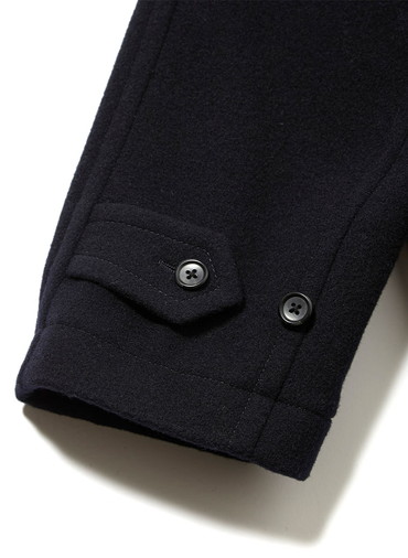 WOOL LIGTH MELTON Baggy Fit Short Duffle 詳細画像 Navy 3