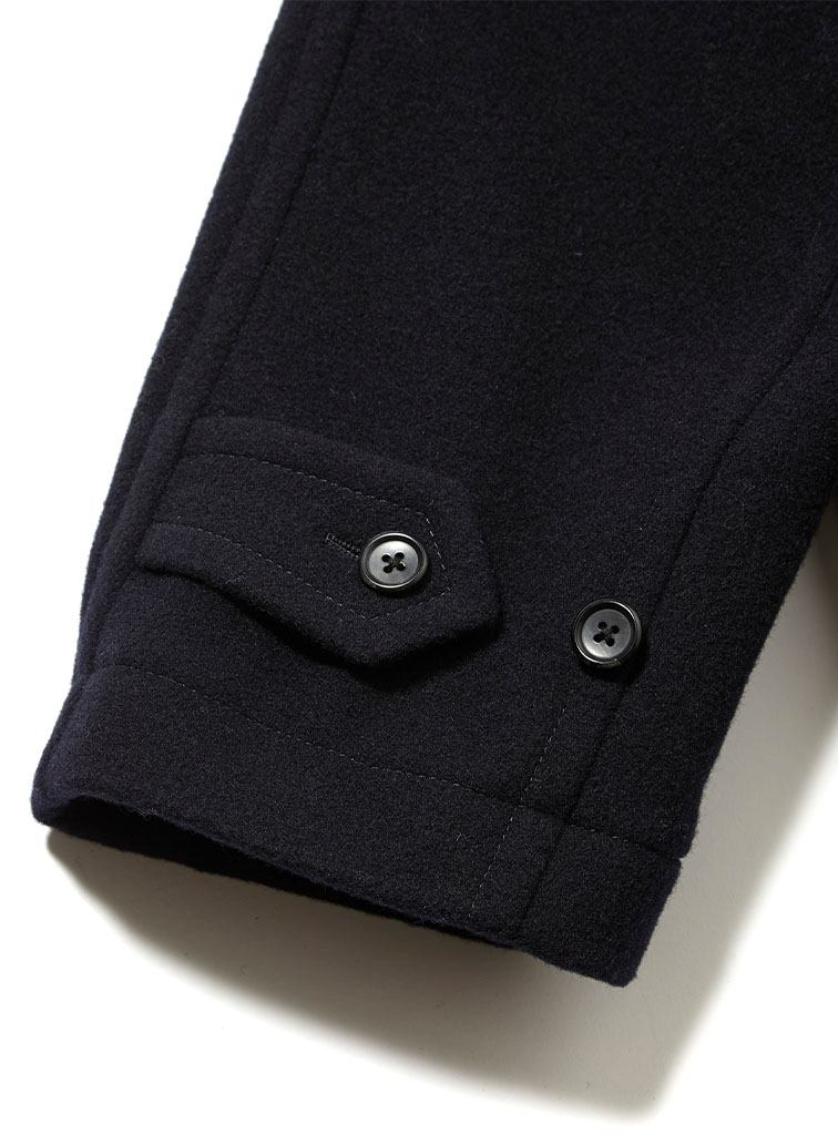 WOOL LIGTH MELTON Baggy Fit Short Duffle 詳細画像 Navy 3