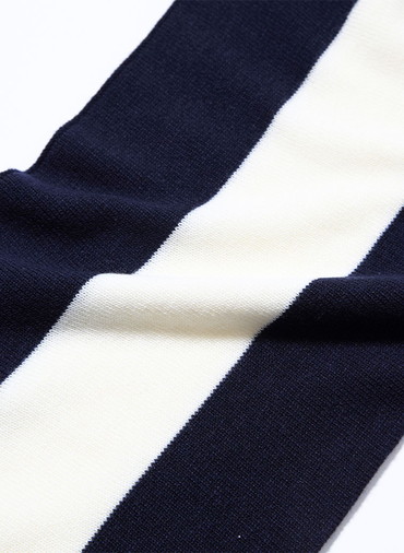 POLY WOOL KNIT School mafler 詳細画像 White 2