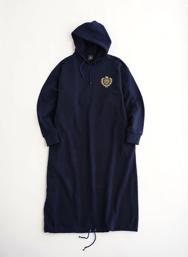 【CAPSULE COLLECTION】CRST LOGO スウェットドレス 詳細画像 Navy 1