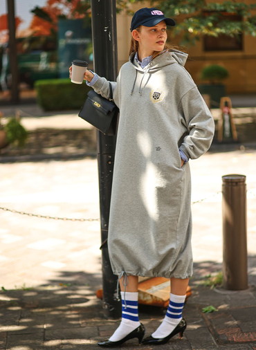 【CAPSULE COLLECTION】CRST LOGO スウェットドレス