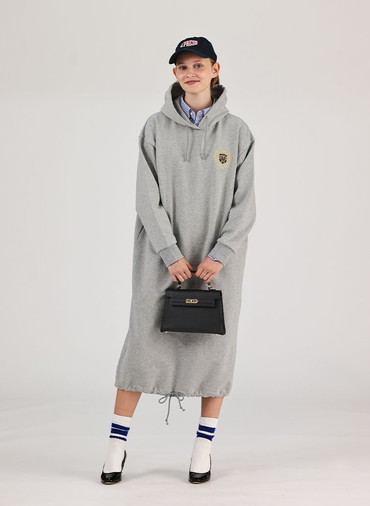 【CAPSULE COLLECTION】CRST LOGO スウェットドレス 詳細画像 Gray 6