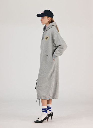 【CAPSULE COLLECTION】CRST LOGO スウェットドレス 詳細画像 Gray 7