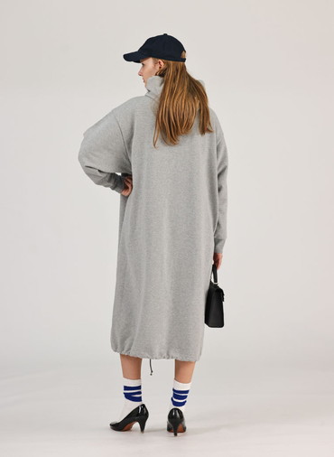 【CAPSULE COLLECTION】CRST LOGO スウェットドレス 詳細画像 Gray 8