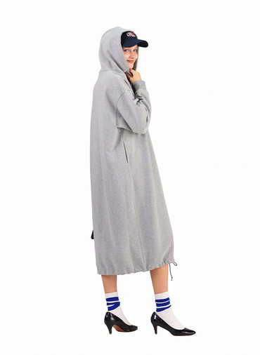【CAPSULE COLLECTION】CRST LOGO スウェットドレス 詳細画像 Gray 9