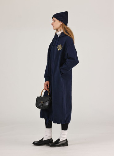 【CAPSULE COLLECTION】CRST LOGO スウェットドレス 詳細画像 Navy 8