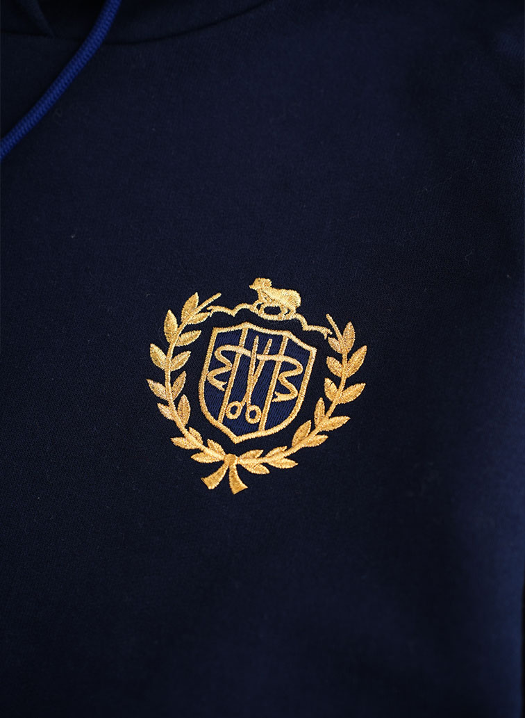 【CAPSULE COLLECTION】CRST LOGO スウェットドレス 詳細画像 Navy 4