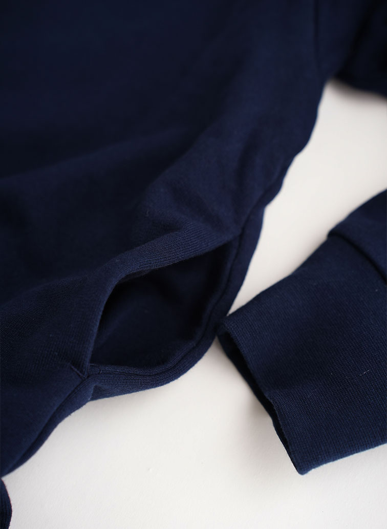 【CAPSULE COLLECTION】CRST LOGO スウェットドレス 詳細画像 Navy 6