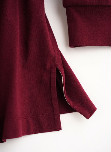 【CAPSULE COLLECTION】CRST LOGO-ラガーシャツ 詳細画像 Wine Red 5