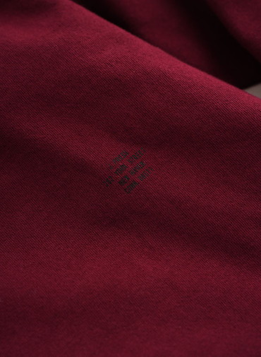 【CAPSULE COLLECTION】CRST LOGO-ラガーシャツ 詳細画像 Wine Red 6