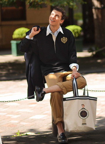 【CAPSULE COLLECTION】CRST LOGO-ラガーシャツ 詳細画像 Black 2