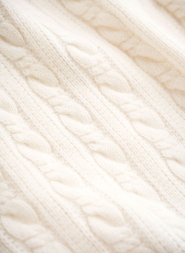 【CAPSULE COLLECTION】チルデンニットドレス 詳細画像 White 5
