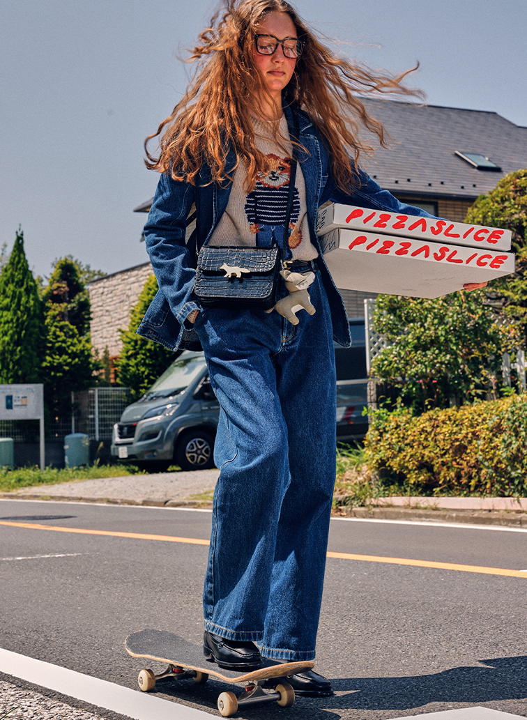 PLEATED JEANS 詳細画像 Indigo 6