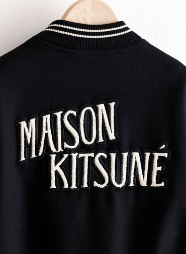 VARSITY TEDDY BLOUSON 詳細画像 Black 4