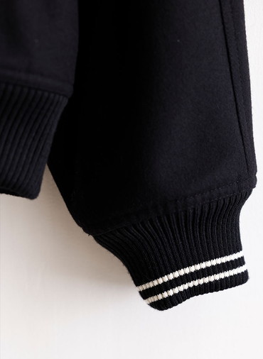 VARSITY TEDDY BLOUSON 詳細画像 Black 6