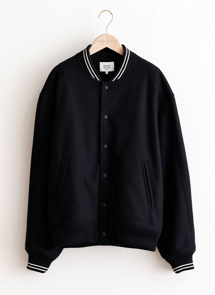 VARSITY TEDDY BLOUSON 詳細画像 Black 1