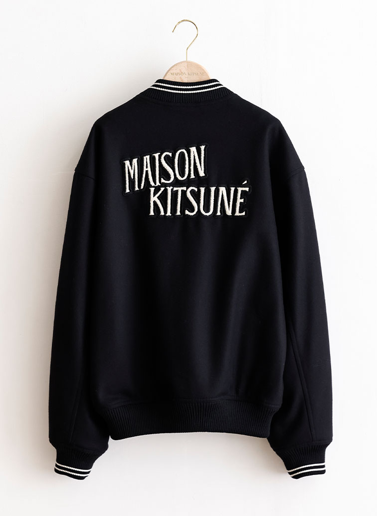 VARSITY TEDDY BLOUSON 詳細画像 Black 2