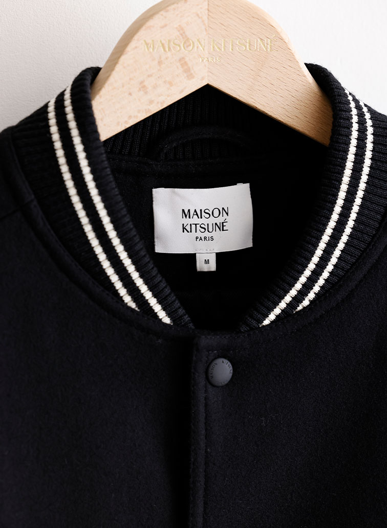 VARSITY TEDDY BLOUSON 詳細画像 Black 3