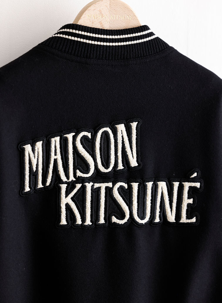VARSITY TEDDY BLOUSON 詳細画像 Black 4