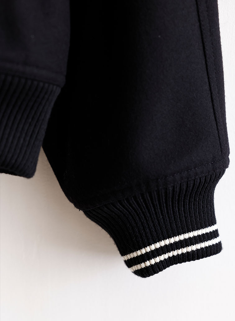 VARSITY TEDDY BLOUSON 詳細画像 Black 6